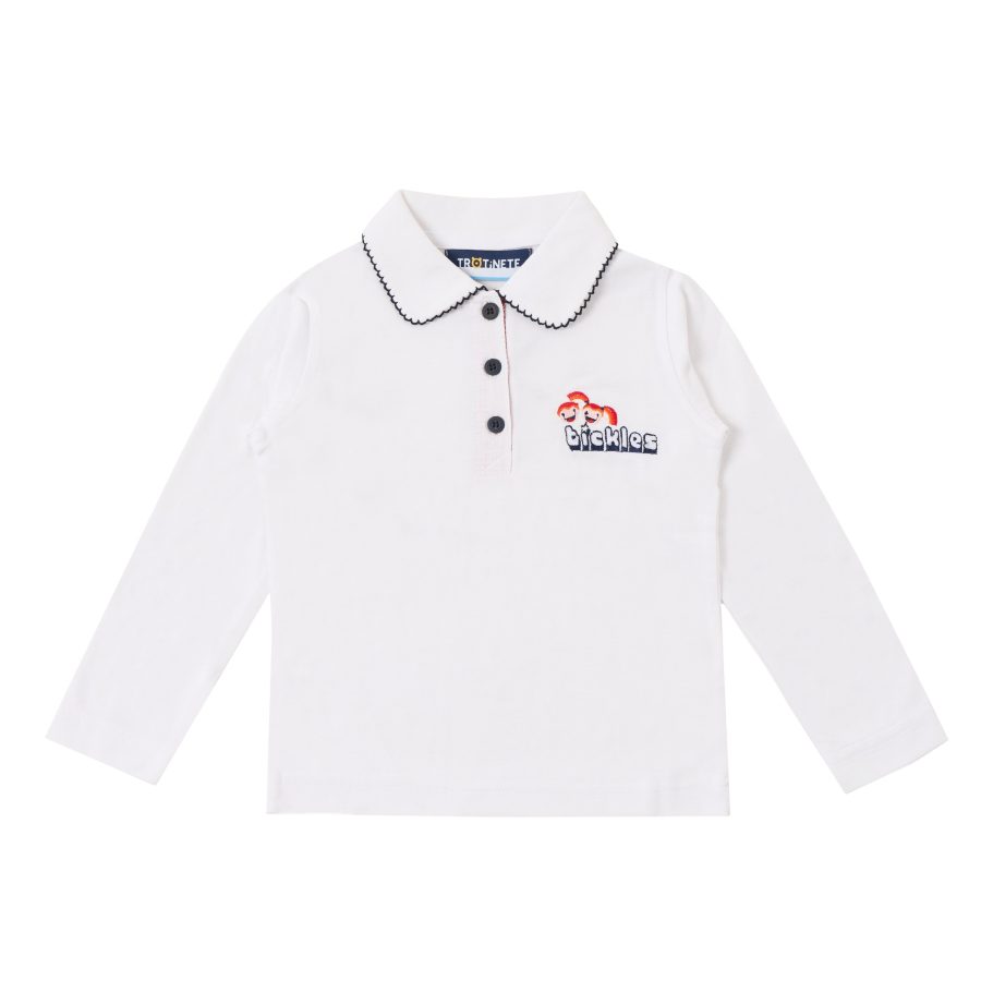 Polo Manga Comprida Menina