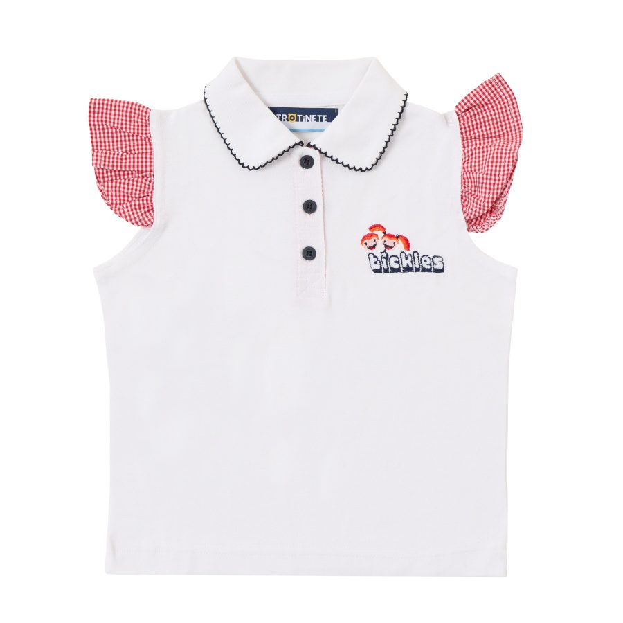 Polo Manga Curta Menina